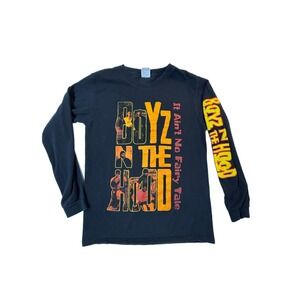 Boyz N the Hood Y2K  T-Shirt Mens Small Blk Sleeve Hit Hip Hop Urban Yazbek Tag